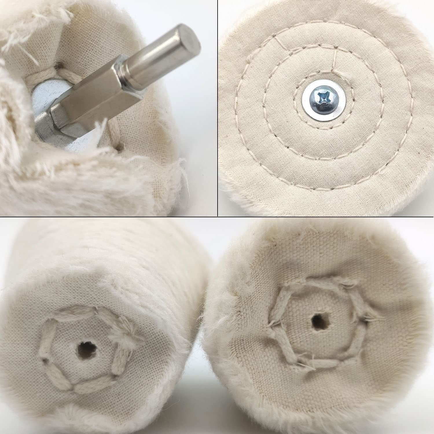 19-Pc Drill Buffing and Polishing Wheel Kit—Ideal for Metal and Glass Finishing