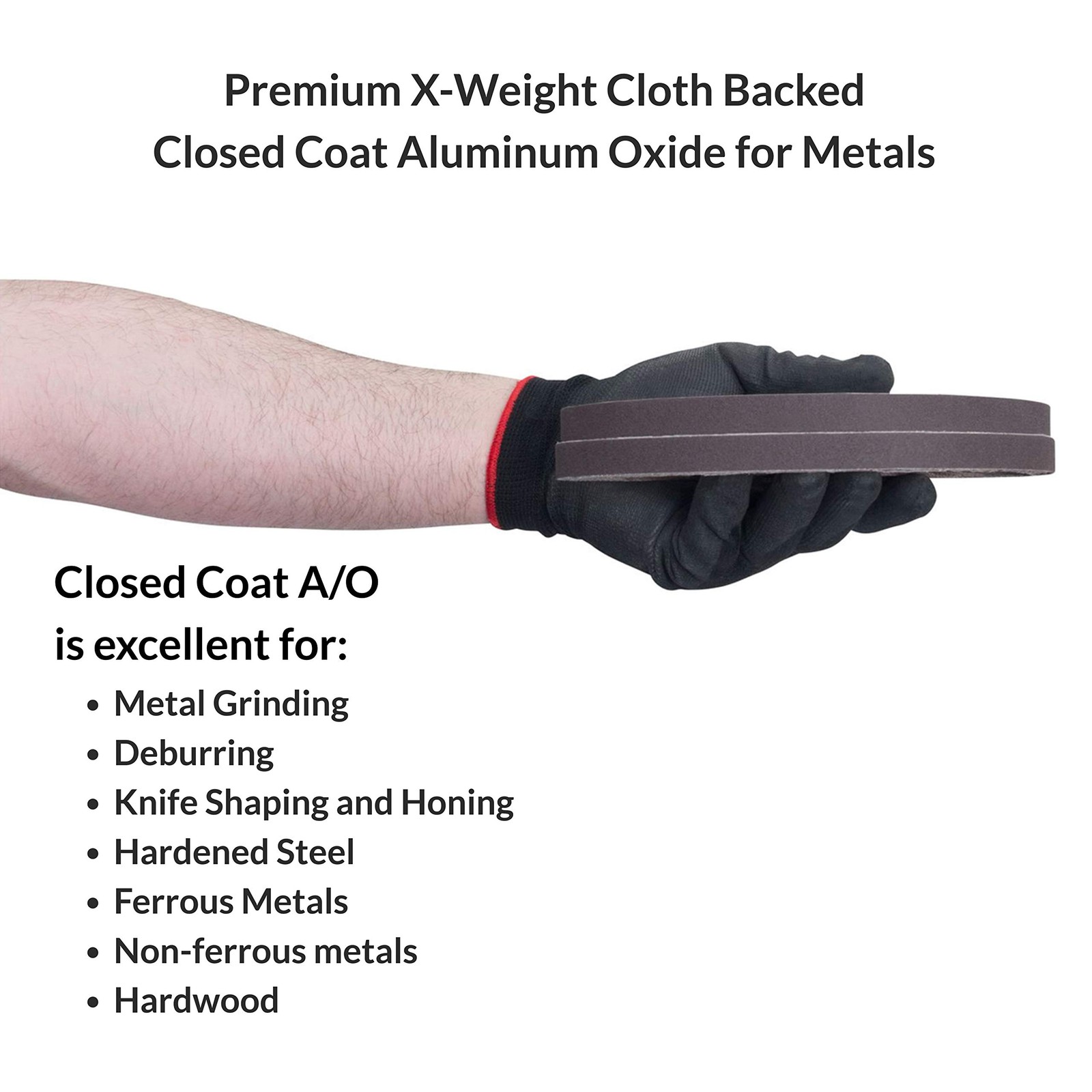 1/2 X 18 Inch 80 Grit Aluminum Oxide Air File Sanding Belts, 20 Pack Sanding …