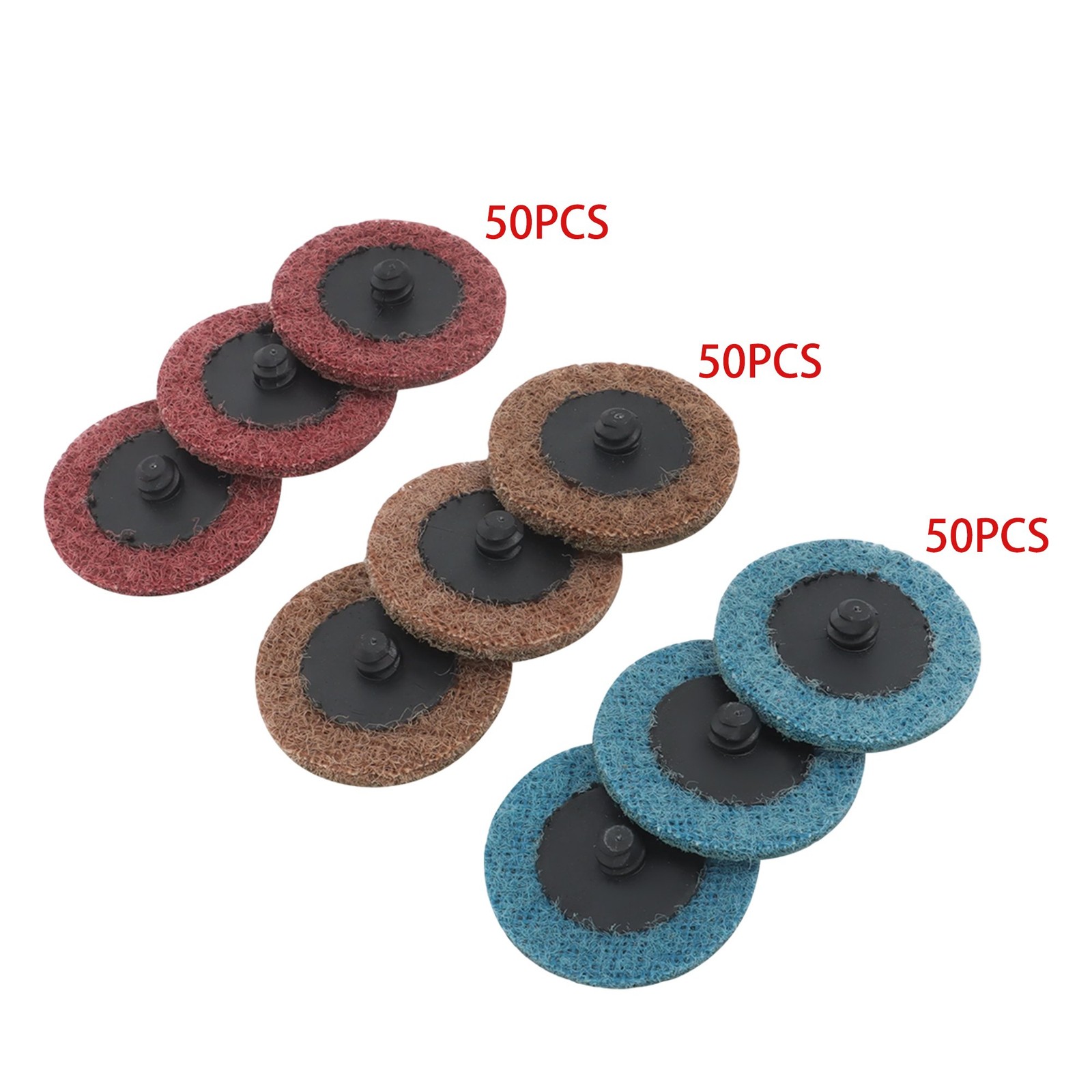 150 Pack 2″ Torque Sand Discs Set Fine Medium and Coarse Sanding Discs