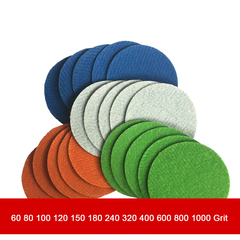 2 Inch 50mm Dry Sanding Discs Hook and Loop Abrasive Sandpaper Pads 60-1000 Grit