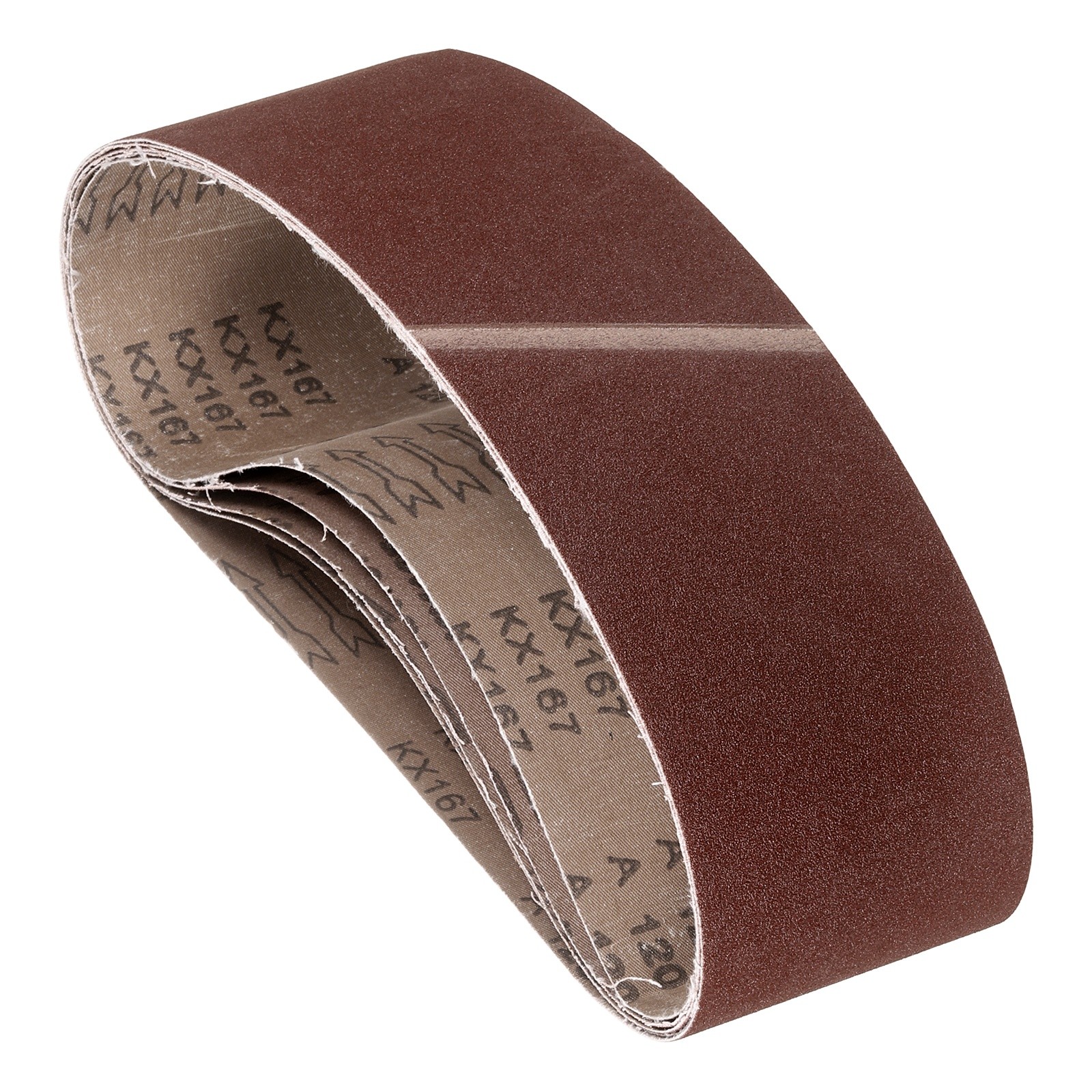 5 Pcs Sanding Belts 4 x 36 Inch 120 Grit Aluminum Oxide Abrasive Sandpaper