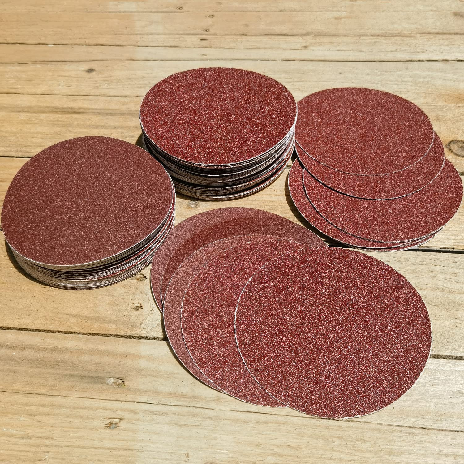 100 PCS 5″ PSA Sanding Discs -20 Each of 60, 80, 120, 180, 240, Grit- 5 Inch Sel