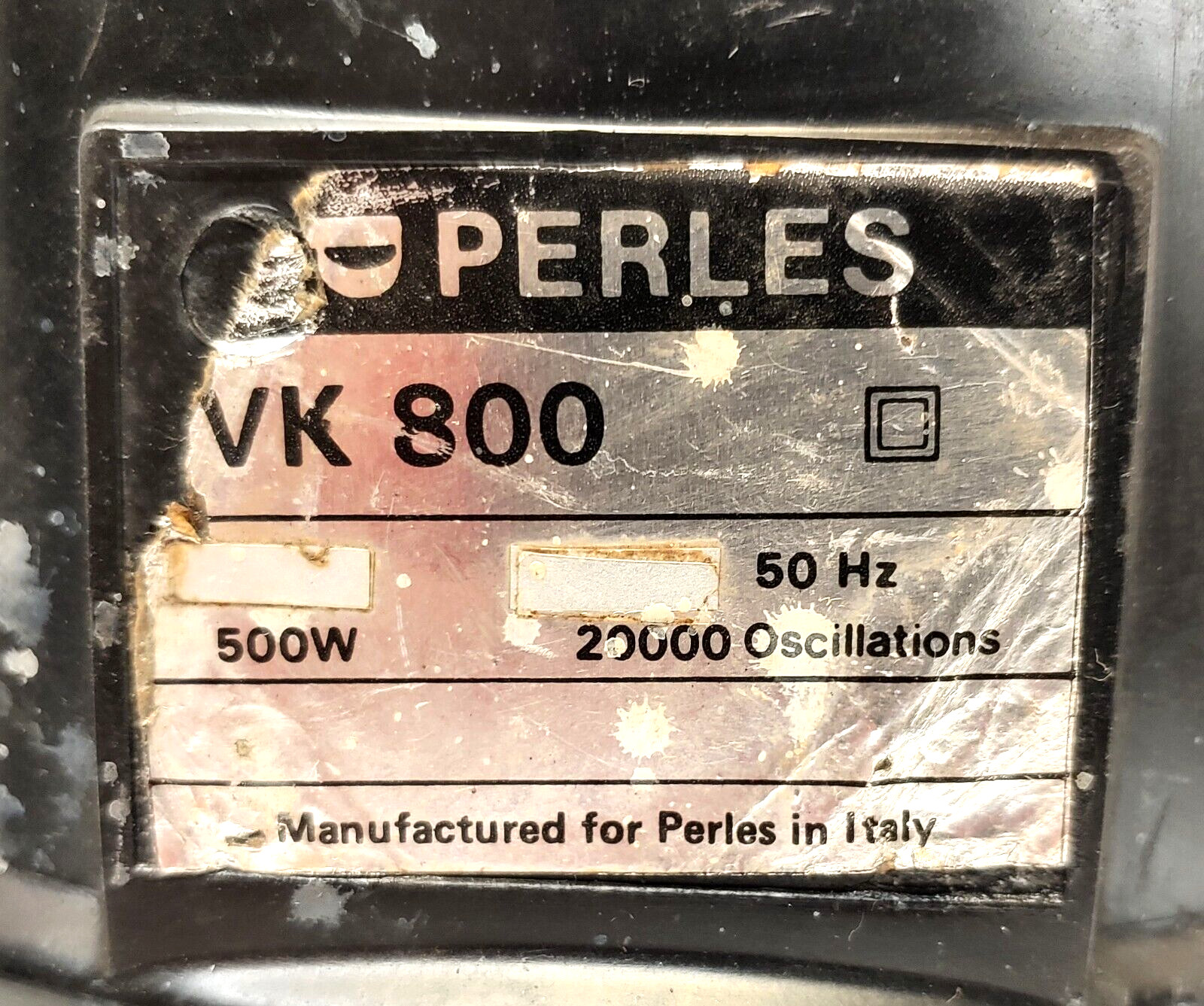 PERLES VK 800 Orbital Sander 1/2 Sheet Commercial / Industrial Works Great Italy