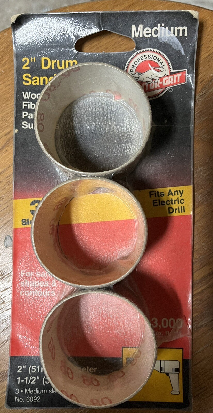 Gator 1-1/2 In. x 2 In. 80 Grit Drum Sander Refills (3-Pack) 6092GA Gator 6092GA