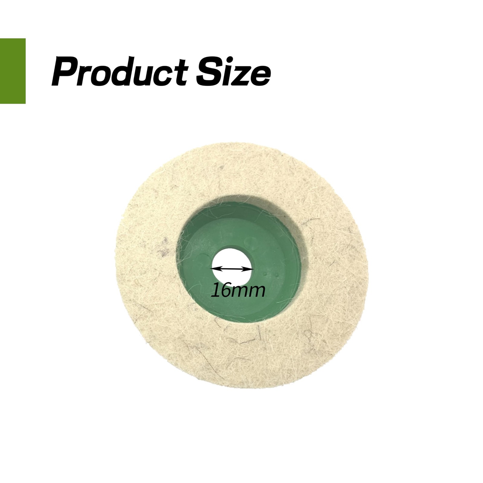 4Pcs 4 Inch Wool Polishing Wheel Disc Pad Ultimate Power Buffing