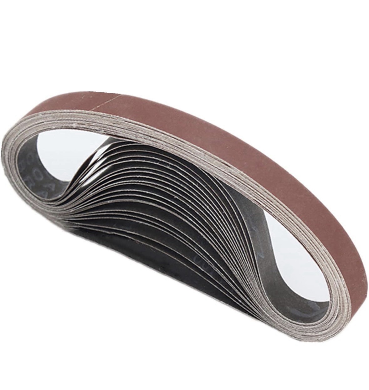 1/2″ X 18″ Sanding Belt 60 Grit Aluminum Oxide Mini Air Belt Sander 24 Pack
