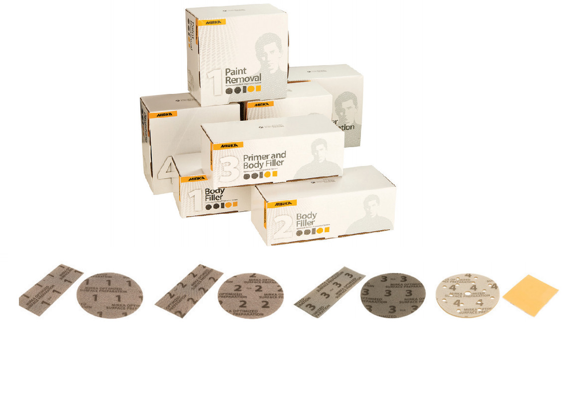 Mirka OS-241-003 Primer Preparation Sanding Disc, 6 in 50/Box