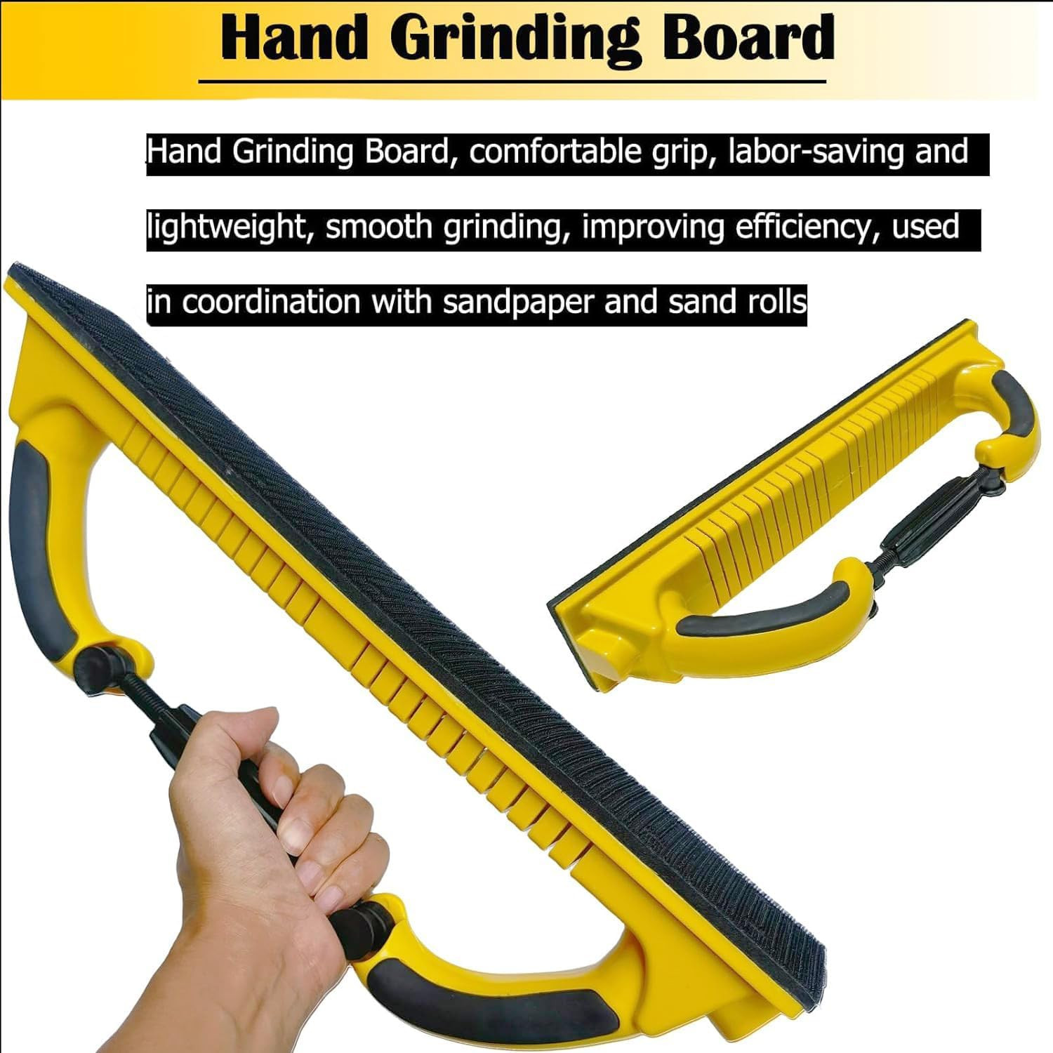 2-3/4″ x 15-3/4″ Adjustable Radius Flex Longboard Hand Sanding File Block with H