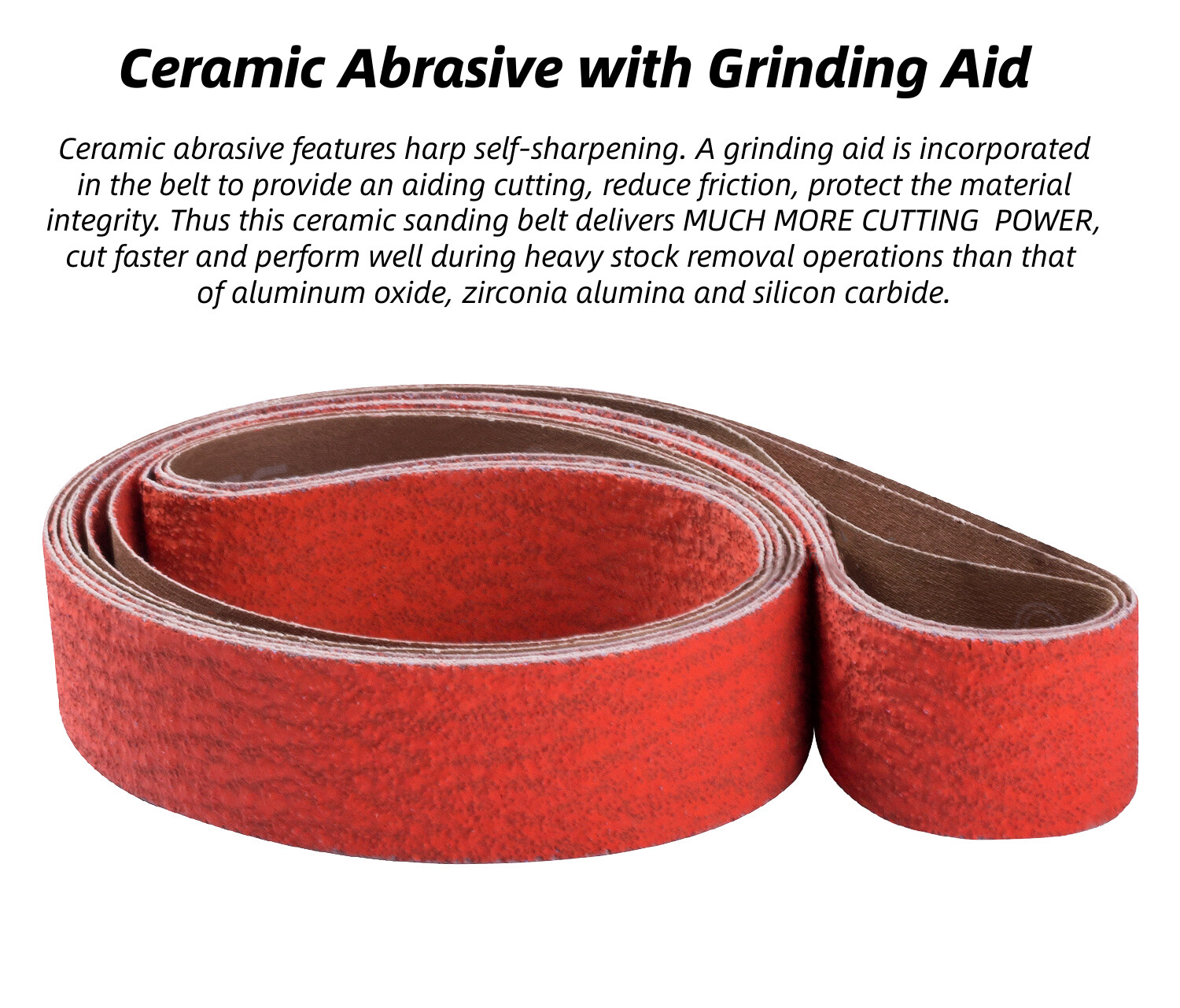 3-Pack 2×72 inch Ceramic Grinder Sanding Grinding Belts 120 Grit for Metal Steel