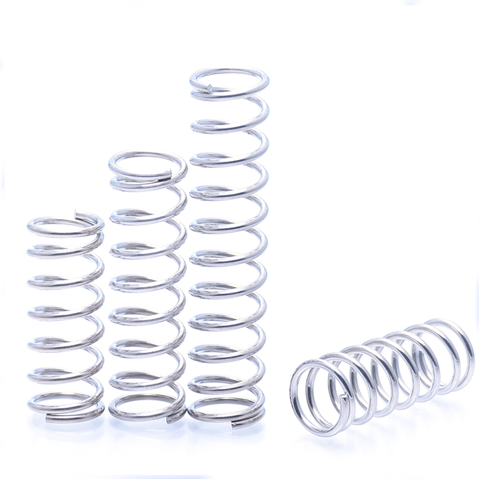 304 Stainles Steel Compression Pressed Springs ,0.6mm 0.7mm 0.8mm Wire Diameter