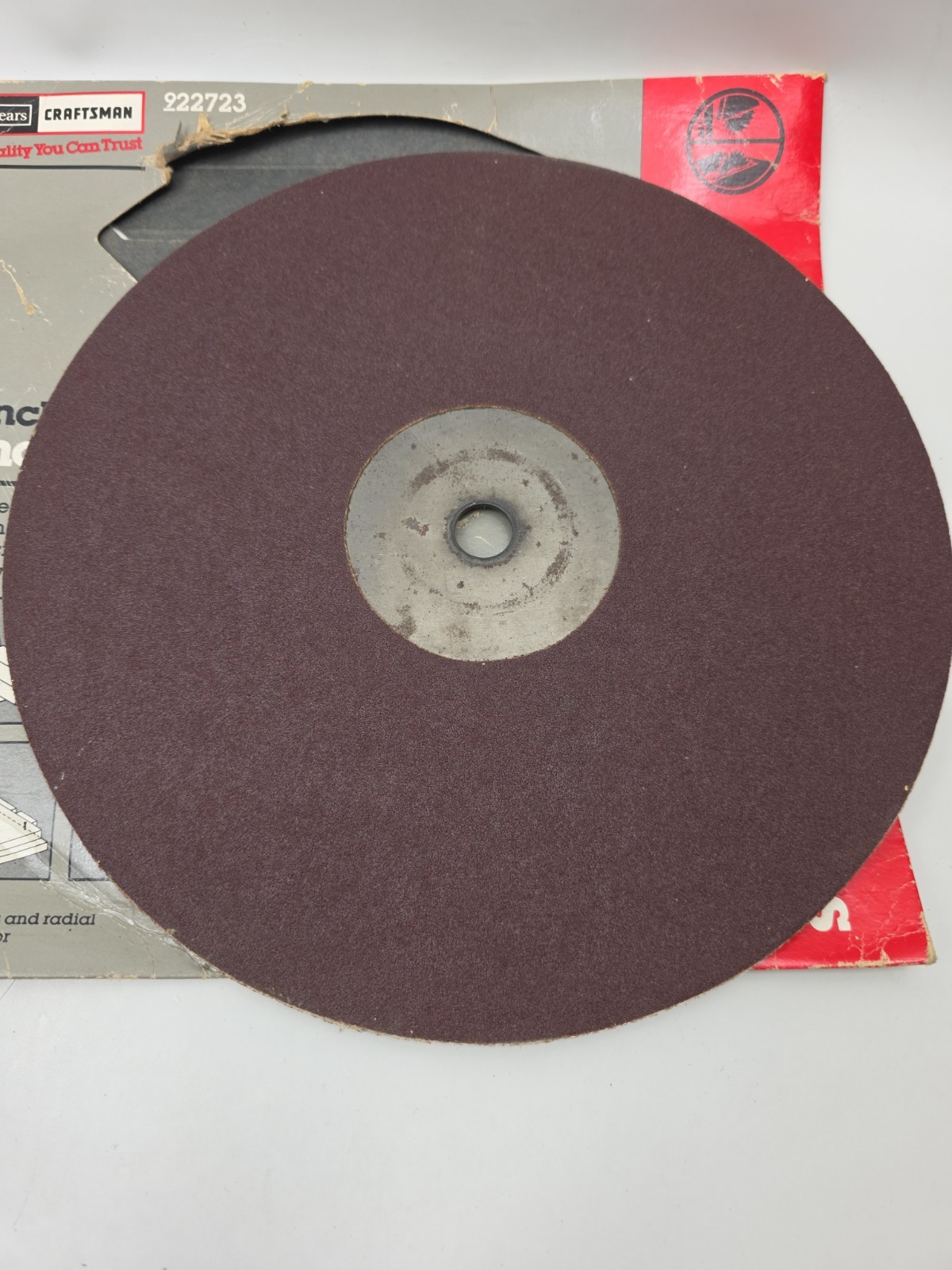 CRAFTSMAN 10″ SANDING WHEEL NO. 922723, 5/8″ ARBOR, FOR TABLE AND RADIAL SAW