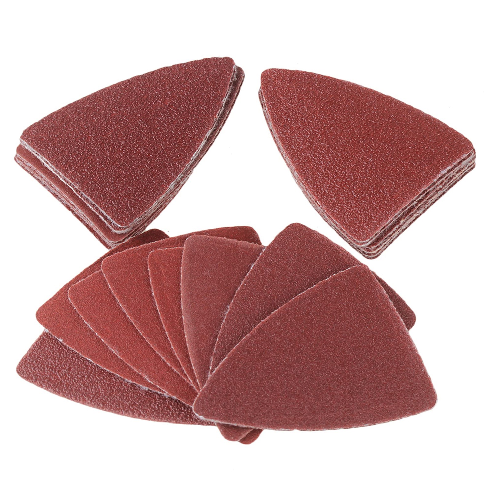 100pcs 52x38mm Finger Detail Sander Sandpads Assorted 60/80/120/180/240 Grits20