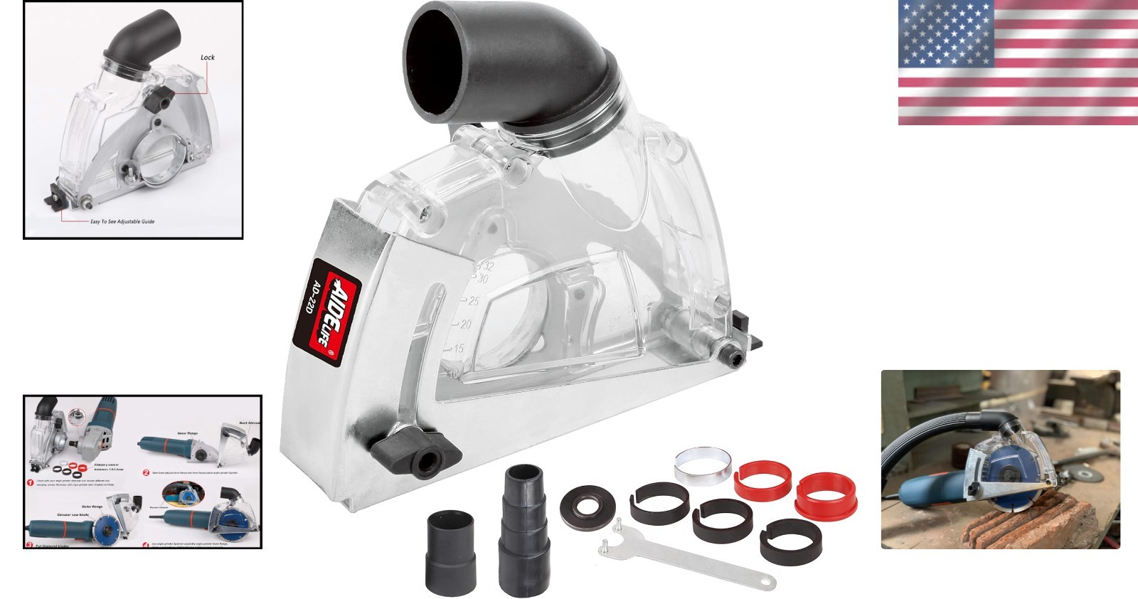 Dust Collection Guard for Angle Grinders