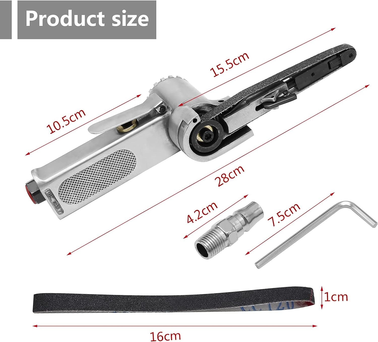Mini Handheld Angle Grinder Industrial Pneumatic Tool Air Belt Sander…
