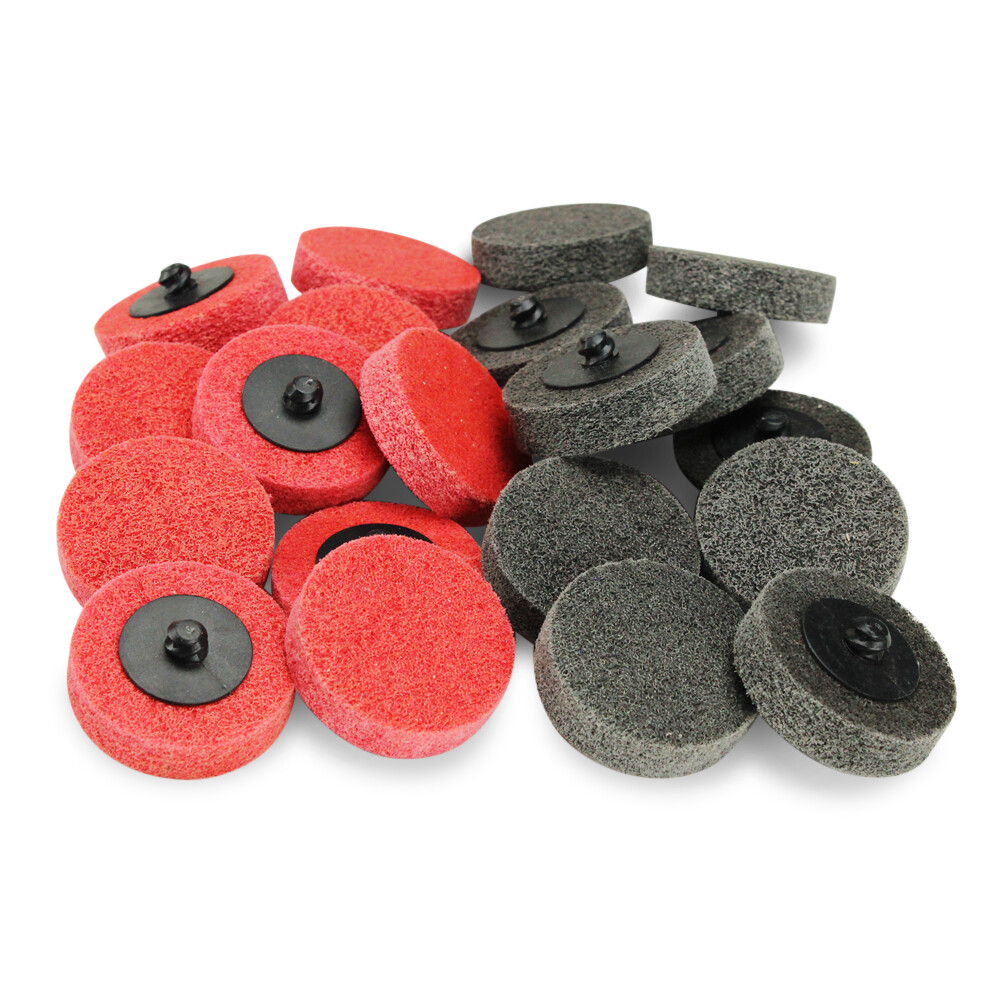 10 Pack – 2″ Quick Change Surface Preparation Disc Non-Woven Die Grinder Pads
