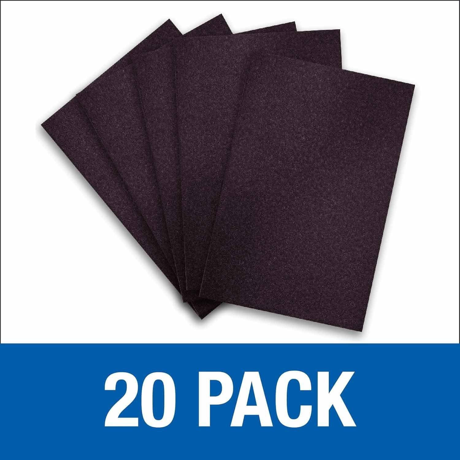 418036 Silicon Carbide 12″ x 18″ Floor Sanding Sheets, 36 Grit (20 pack)