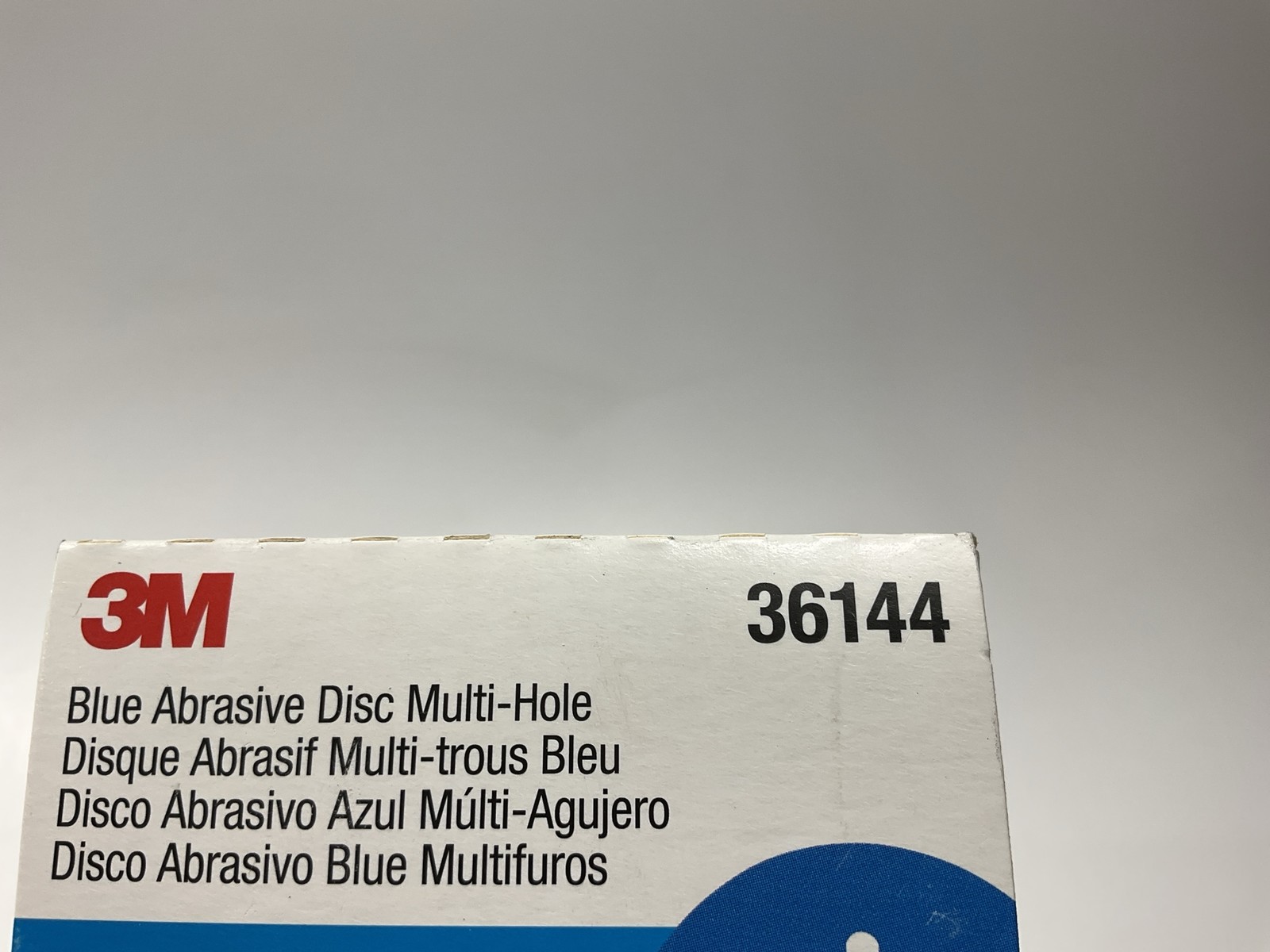 3M 36144 Multi-Hole Hook & Loop 120 Grit 3″ Sanding Disc (50/Pack)