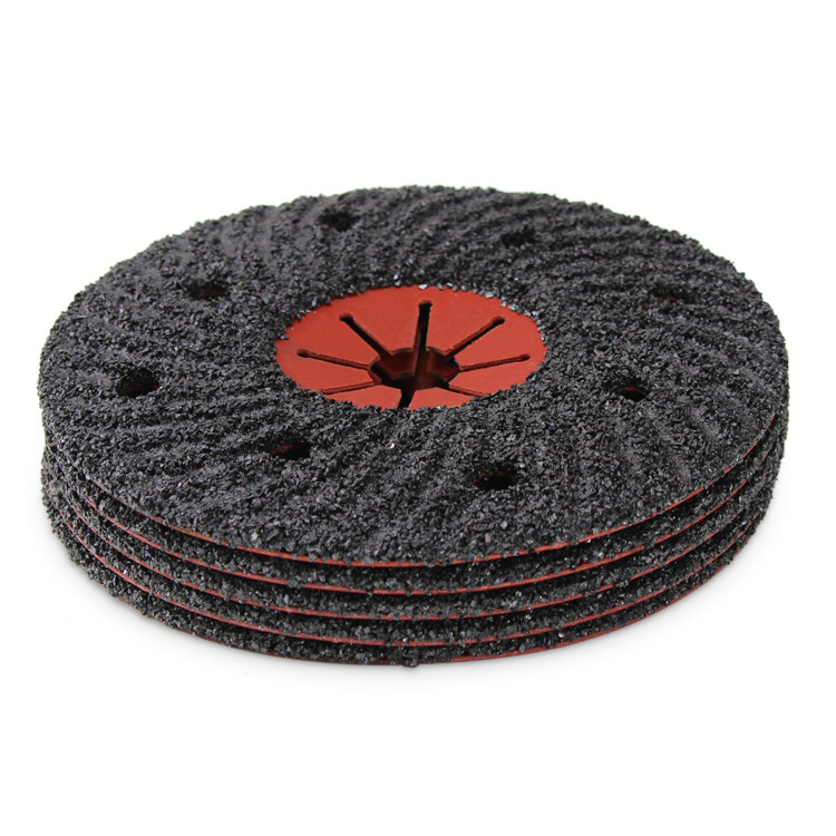 5 Pack – 7″ x 7/8″ Silicon Carbide Semi-Flex Sanding Discs for Angle Grinders
