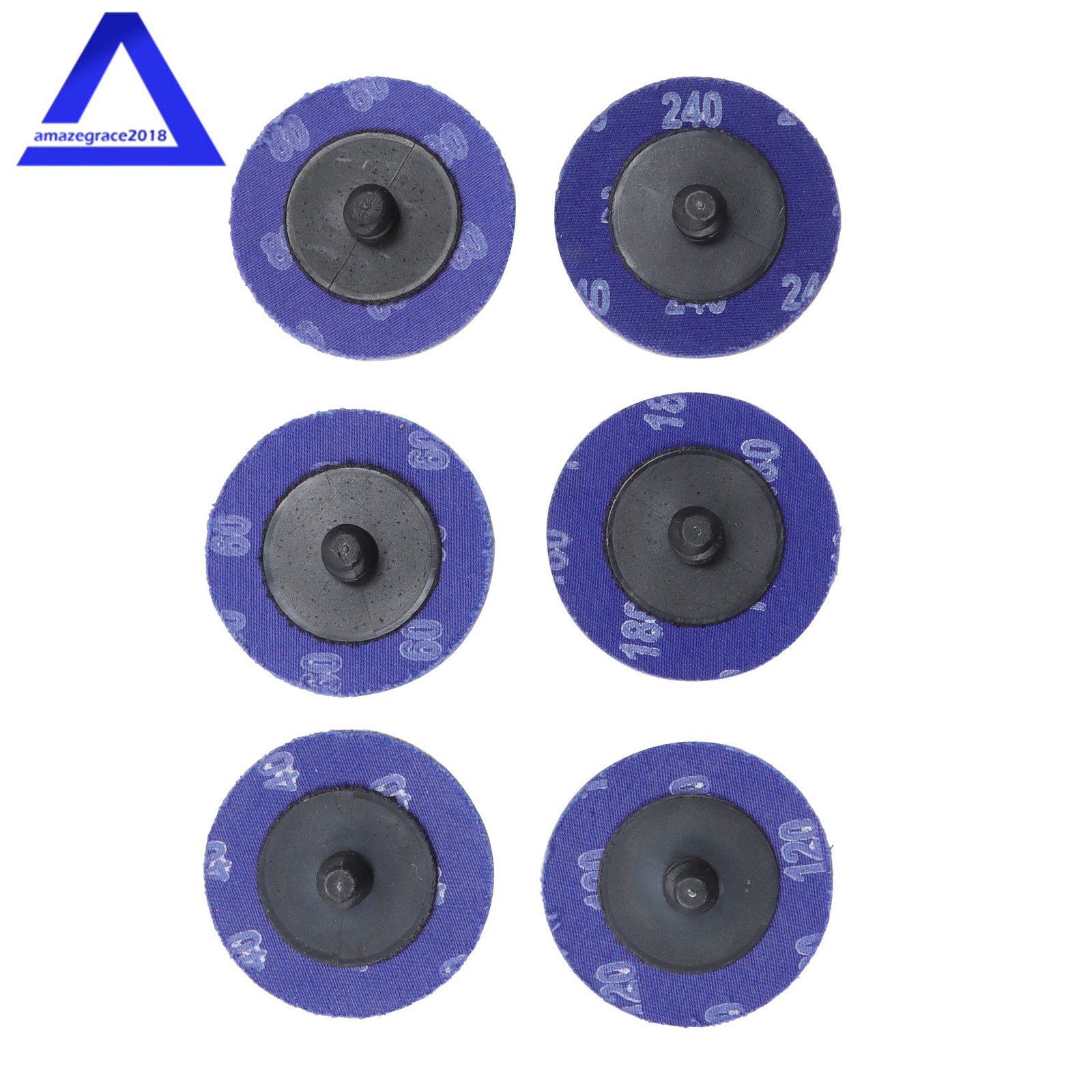 104Pcs 2″ Roll Lock Sanding Disc Set 40-240 Grit 1/4 Shank for Drill Die Grinder