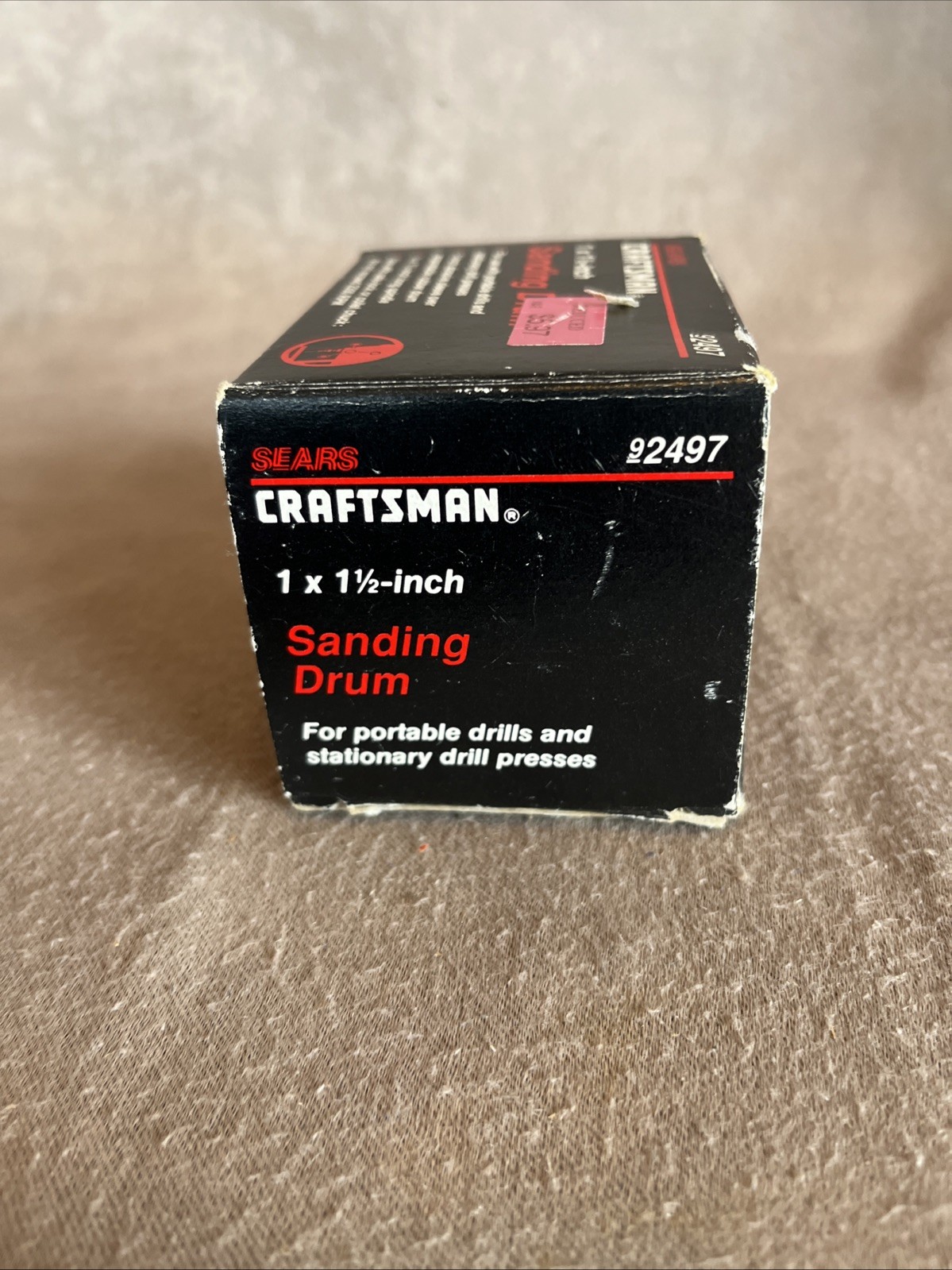 VTG Sears Craftsman 1″x 1-1/2″ Sanding Drum 9-2497 w/ original box & instruction