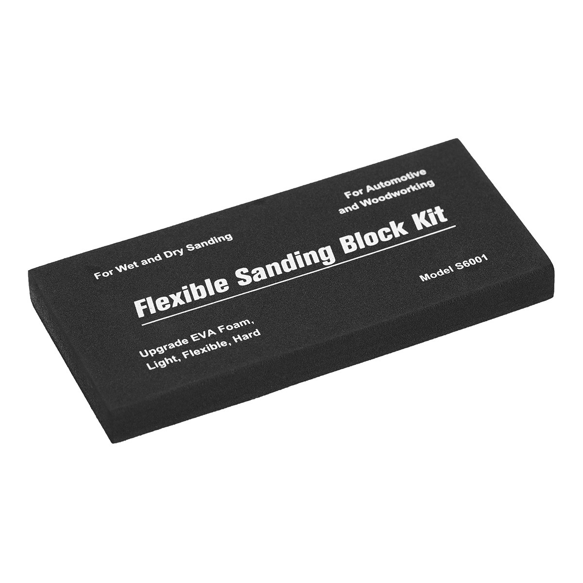 12 Pack EVA Foam Sanding Blocks Set Wet Dry for Auto Body Woodworking Furniture