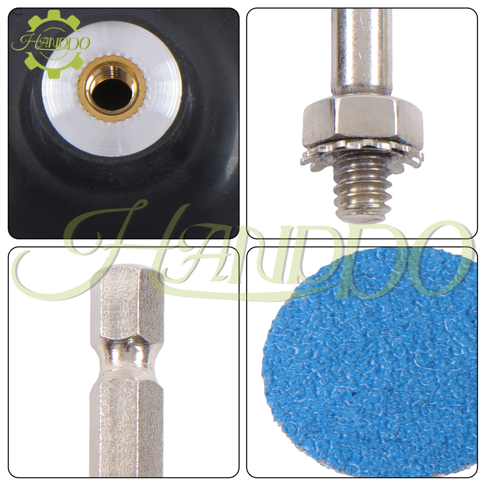 Quick Change Grinding Disc, 80 Pcs 2 inch Sanding Discs 36/60/80 Grit, Zirconia