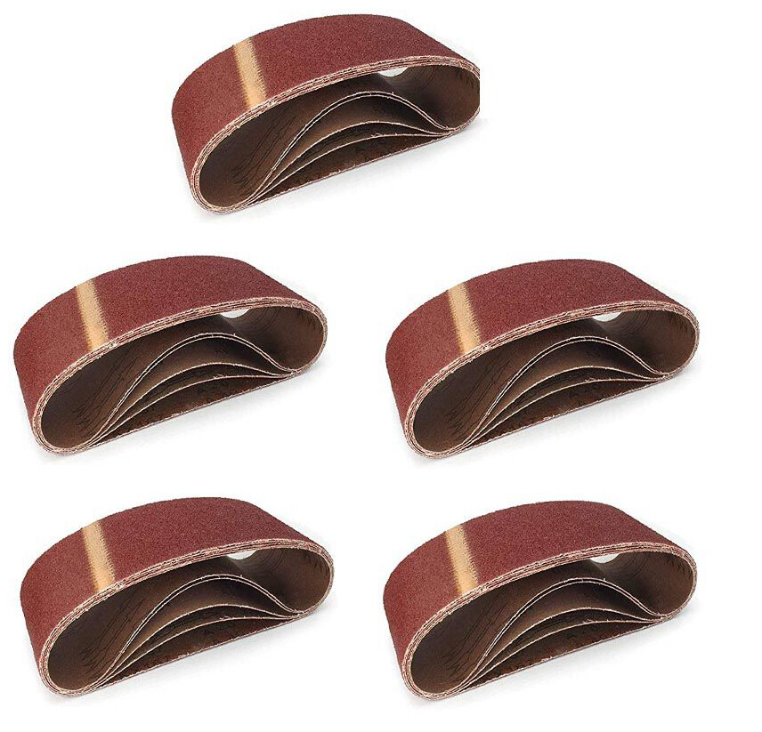 3×21 in Aluminum Oxide Belt Sander 75x533mm Premium Sanding Belts 40-400 Grits