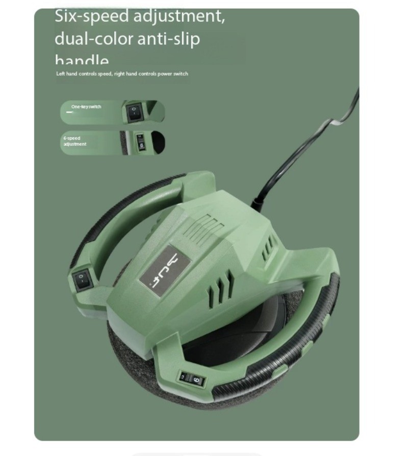 Wood Floor Waxing Machine Home Use 6-Speed Settings and Marble Electric Polisher