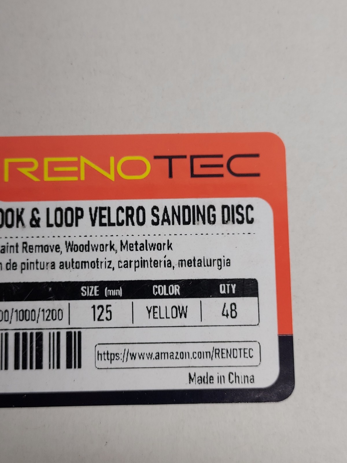 48pcs Hook & Loop Sanding Discs 5 Inch 5 Holes for Orbital Sanders 125mm Variety
