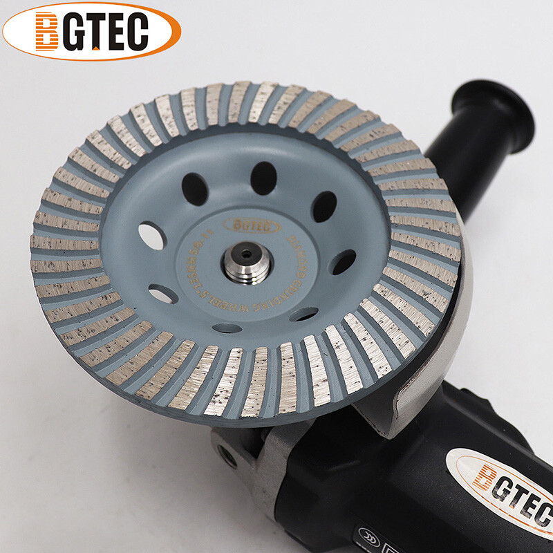 Diamond Row Cup Grinding Wheel 4-7 inch Marble Concrete Masonry Polishing Disc