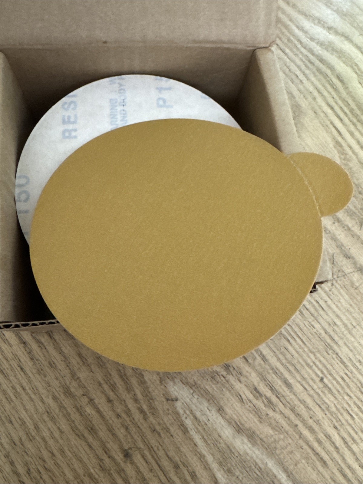 5″ gold a/o tablet 150 grit resin bond Qty 100