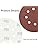 5 Inch 8 Hole Sanding Discs Hook and Loop, 50 PCS 80 Grit Round Sand Paper Disc,