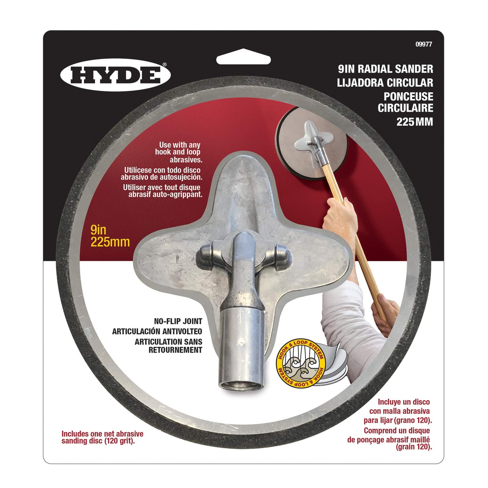 Hyde 09977 Radial Sander 9-Inch Only