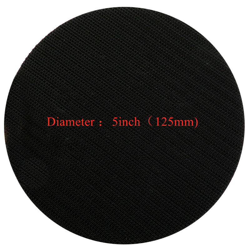 5Inch Soft Density Interface Pad Hook and Loop Sponge Cushion Buffer Backing Pad