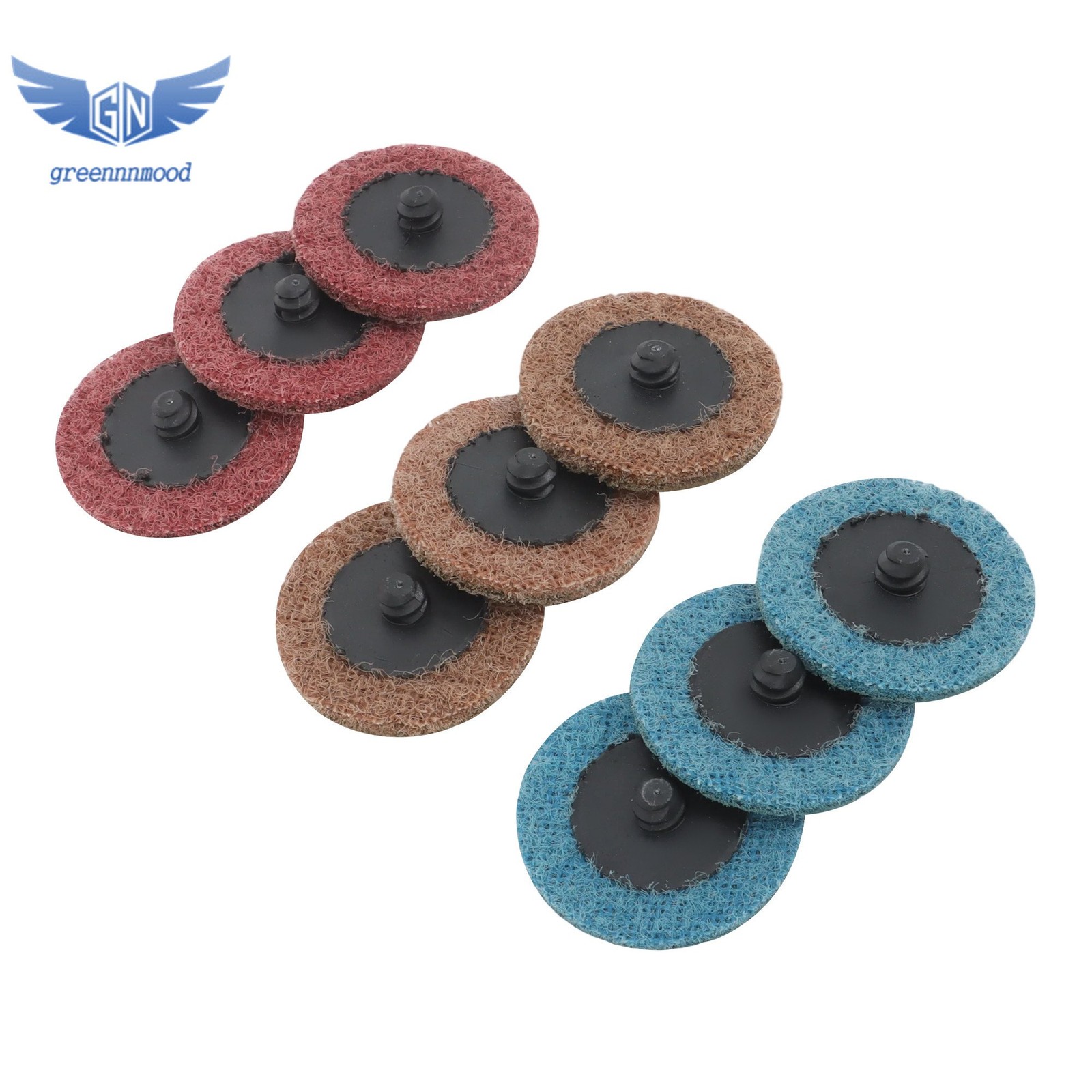 150 Pack 2 Inch Surface Conditioning Discs Fine Medium Coarse Sanding Pads