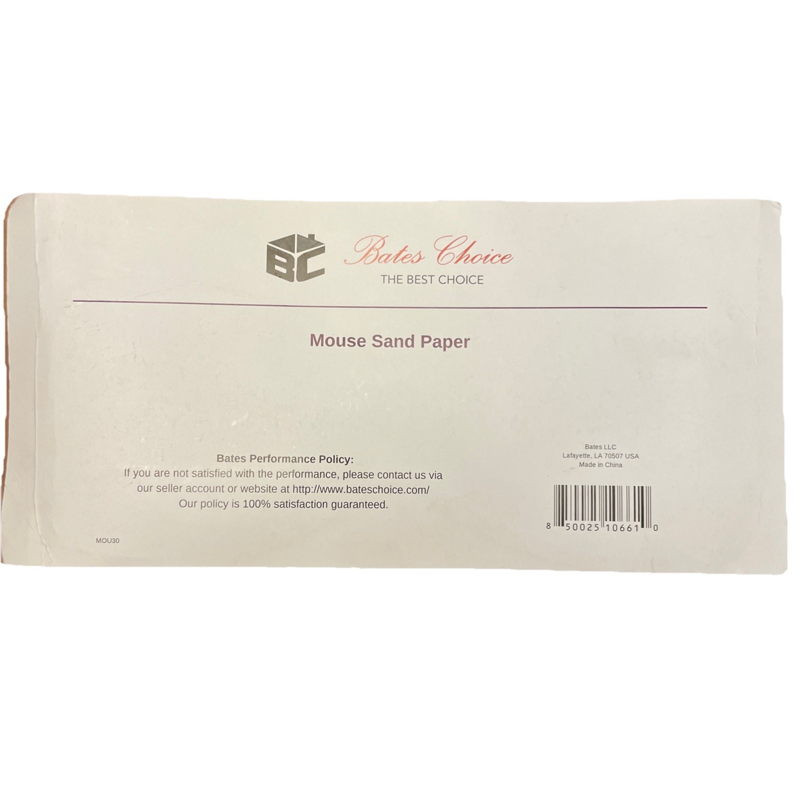 Mouse Palm Detail Sander Sand Paper Pads 30 pc Multi Grits Bates Sealed 5.5×4″