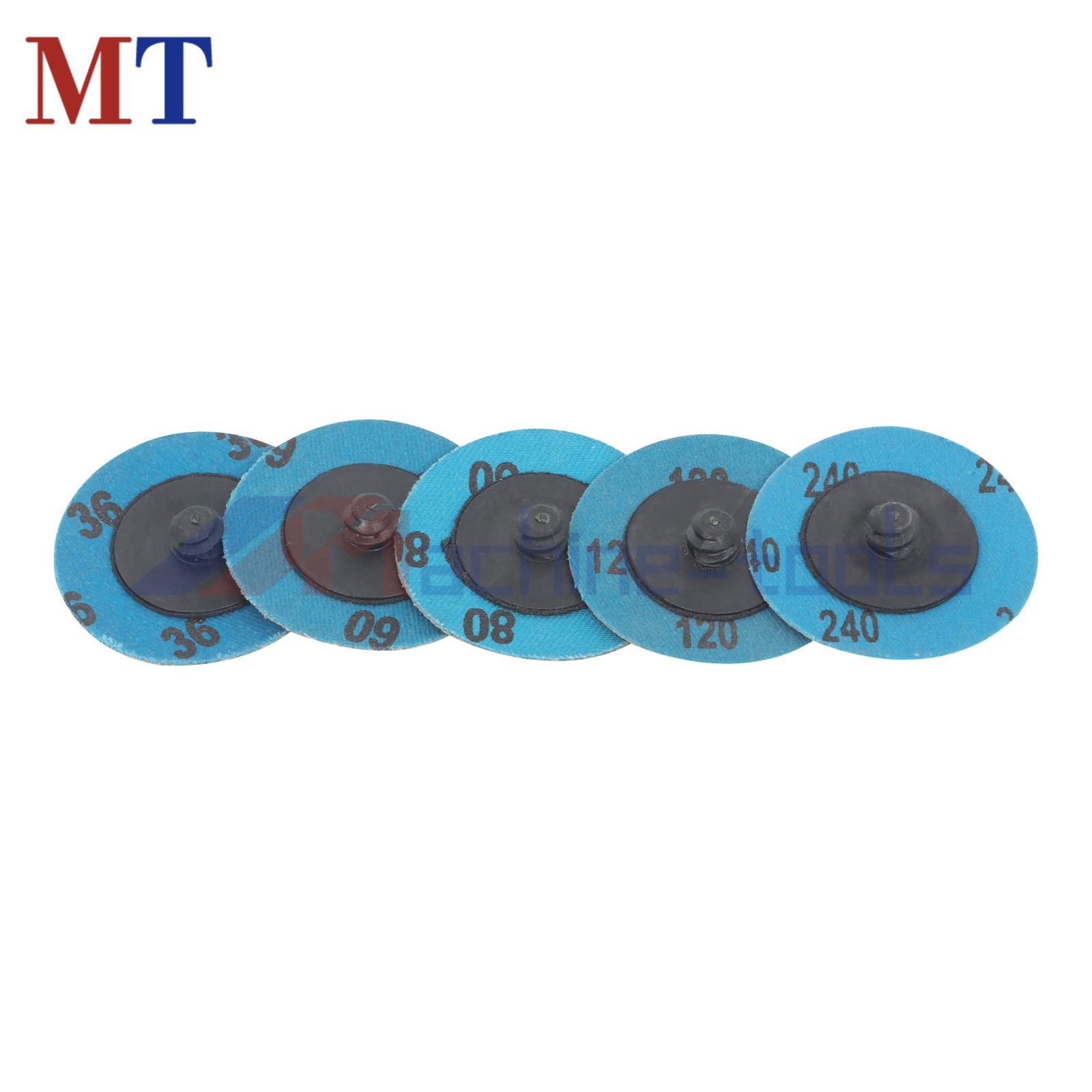 50 Pcs 2″ Grinder Sanding Grinding Discs (10 Pcs Each Of 36,60,80,120 and 240)