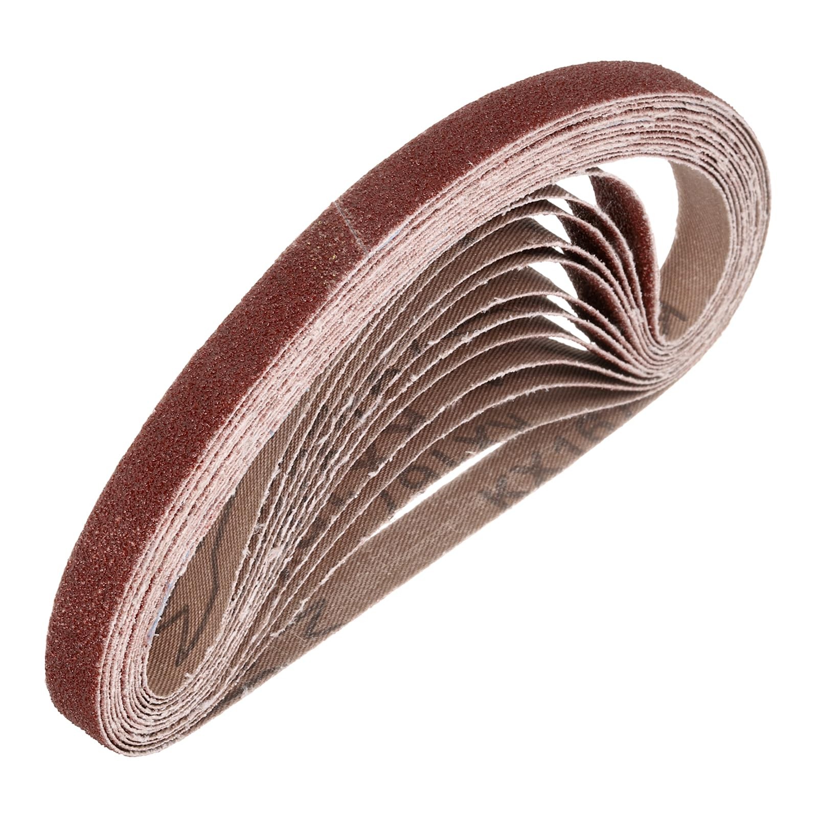 1/2 x 12 Inch Sanding Belts, 20 Pcs 80 Grits Aluminum Oxide Abrasive Belt San…