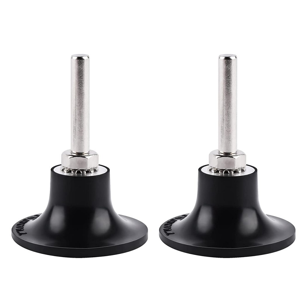2 PACK 2 Inch Disc Pad Holder with 1/4″ Shank, Die Grinder Sanding for Polishing