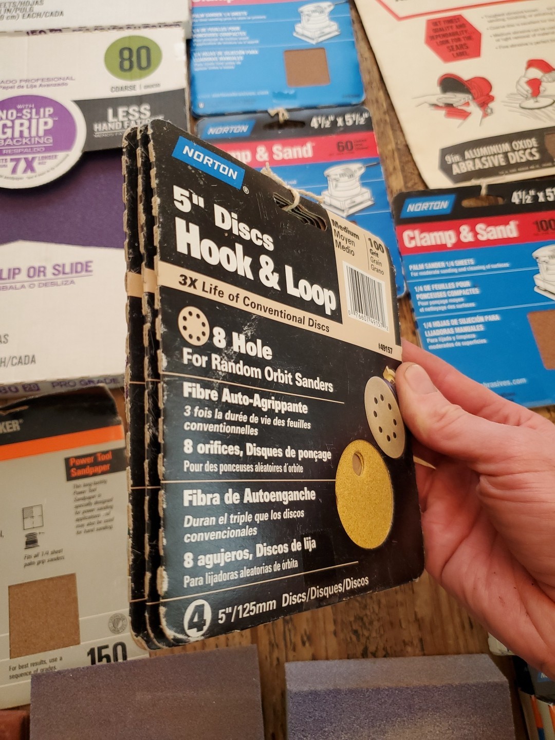 Lot of Sandpaper & Disks 3M Norton PerforMax Sears Performax Ryobi Wood Working