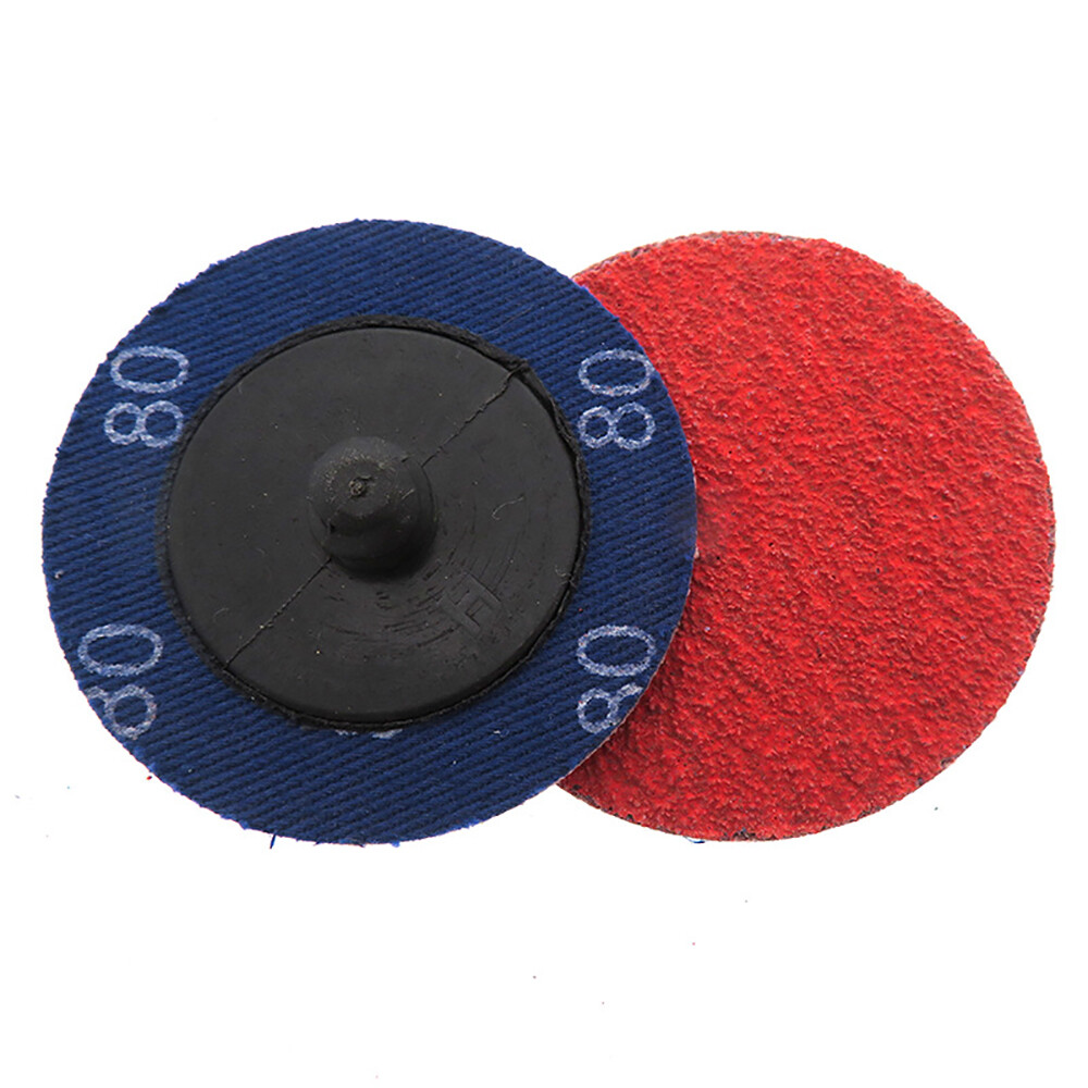 2 Inch 50mm Sanding Discs Roll Lock Quick Change Grinding Disc 36/80/120 Grit