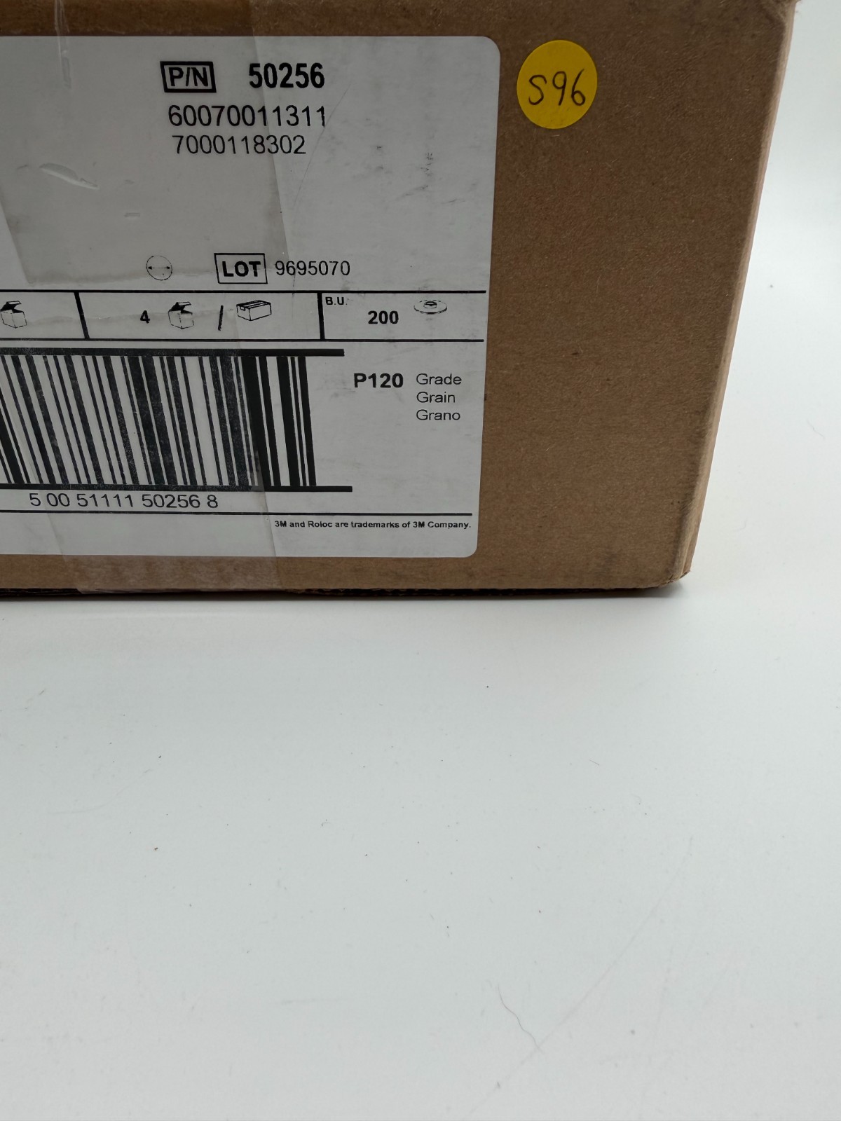 (200) 3M Roloc Disc 777F TSM 50256 4 packs of 50 – 7000118302 30,000 MAX RPM