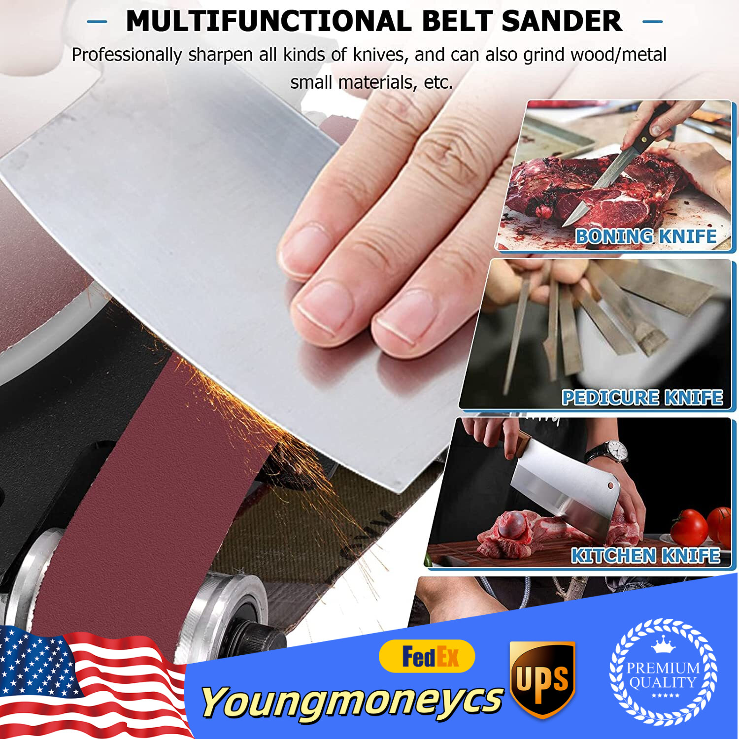 6inch Electric Disc Sander Machine Edge Sharpener Mini Bench Polisher Tools Kits