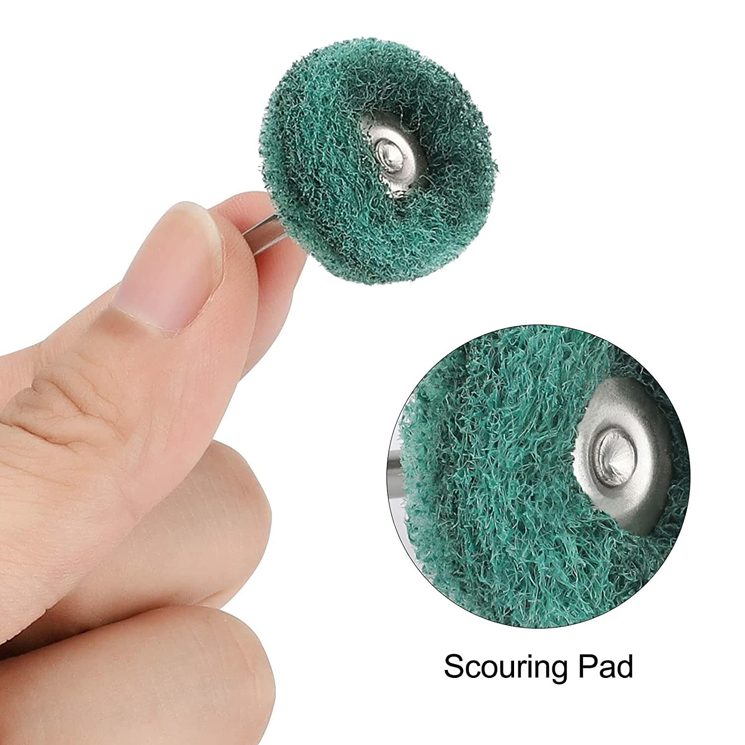 25mm Abrasive Metal Polishing Buffing Wheel Burr Kit Set for Dremel Rotary Tool