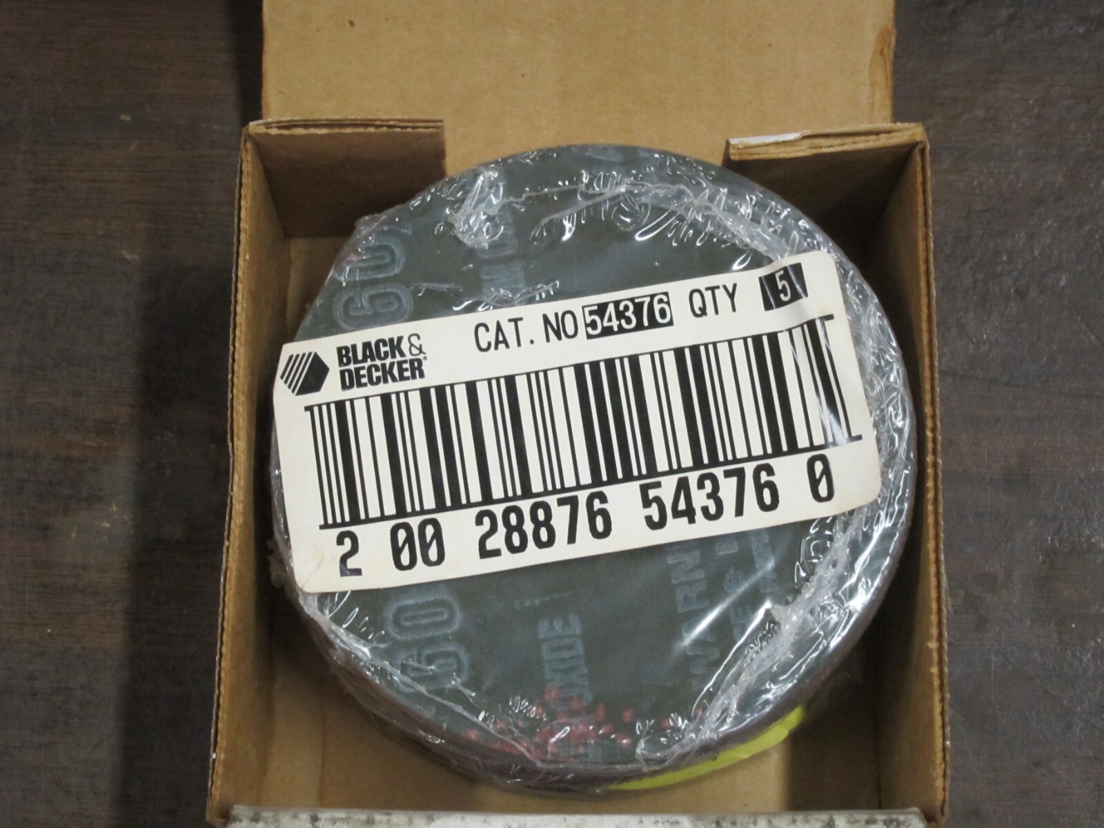 Black & Decker Abrasive Disc 4-1/2″ Diameter, 60 Grit, 25 Discs, Model 54376