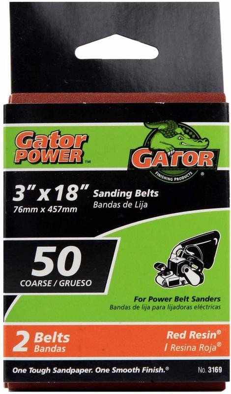NEW ALI Industries (3-2PACK) 3169 3IN X 18IN 50 Grit Sanding Belts