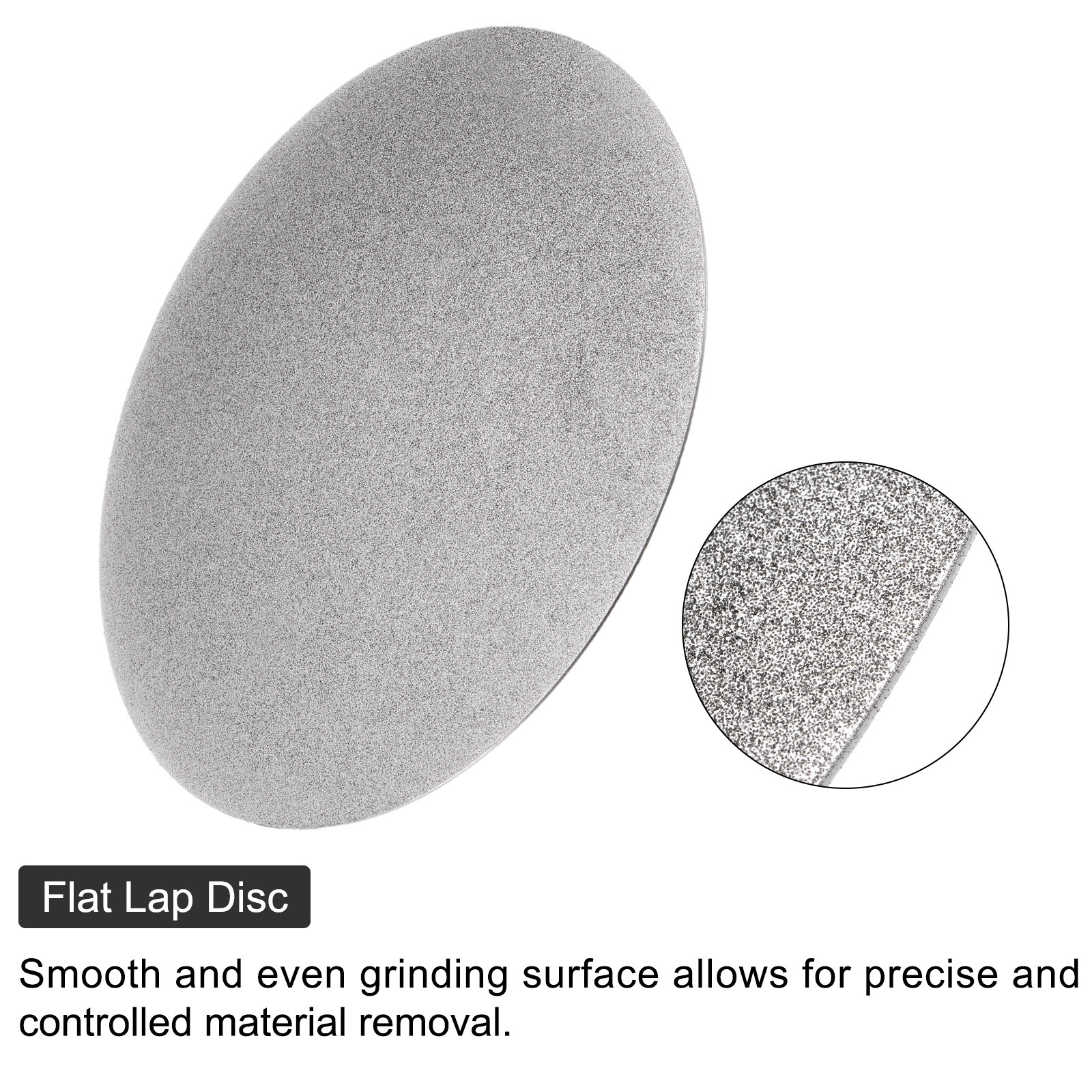 Diamond Sanding Grinding Disc 12″ Grit 120 No Center Hole Flat Lap Wheel Disk