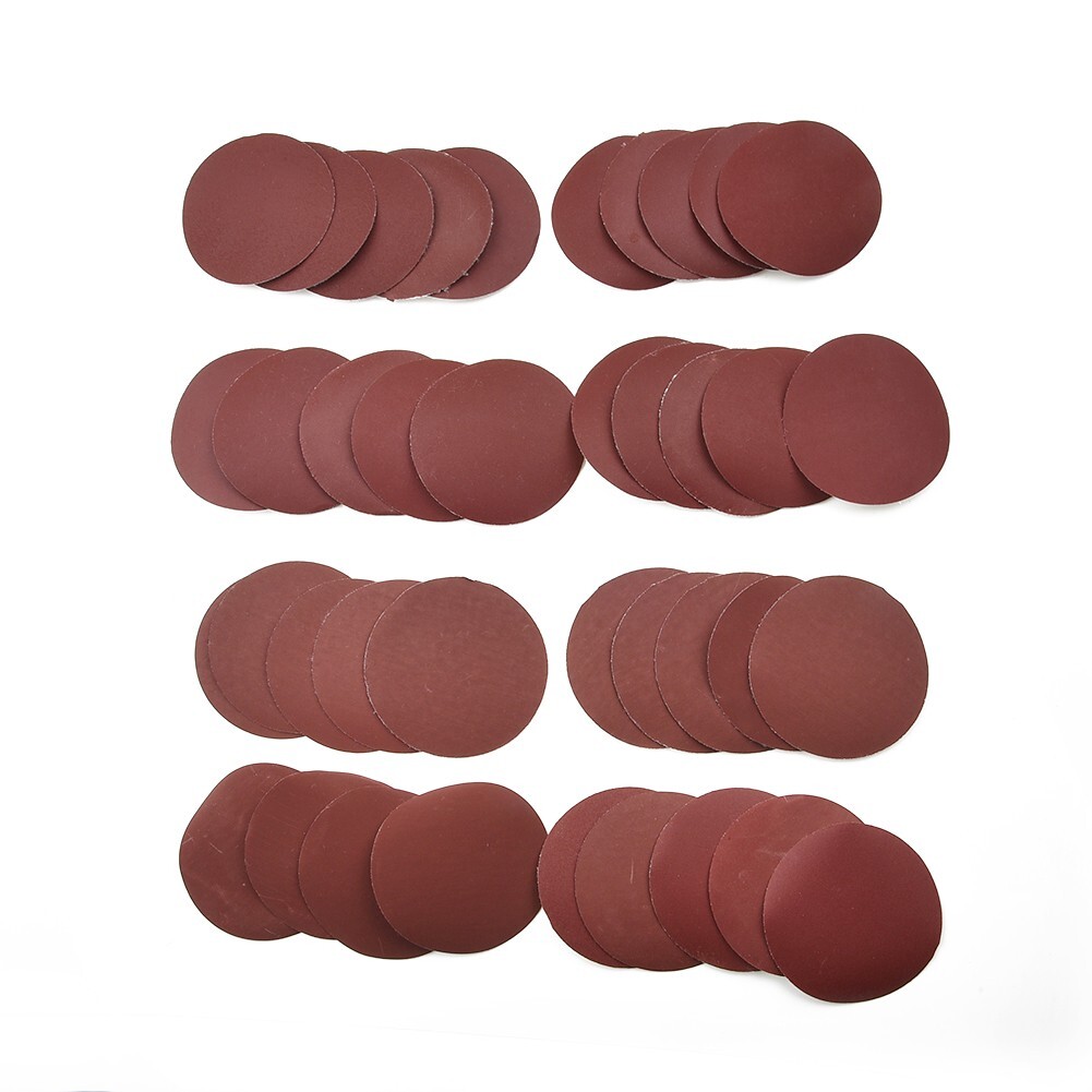 40pcs/Set 75mm-80mm Sandpapers 320/400/600 / 800/1000/1200/1500/2000Grit