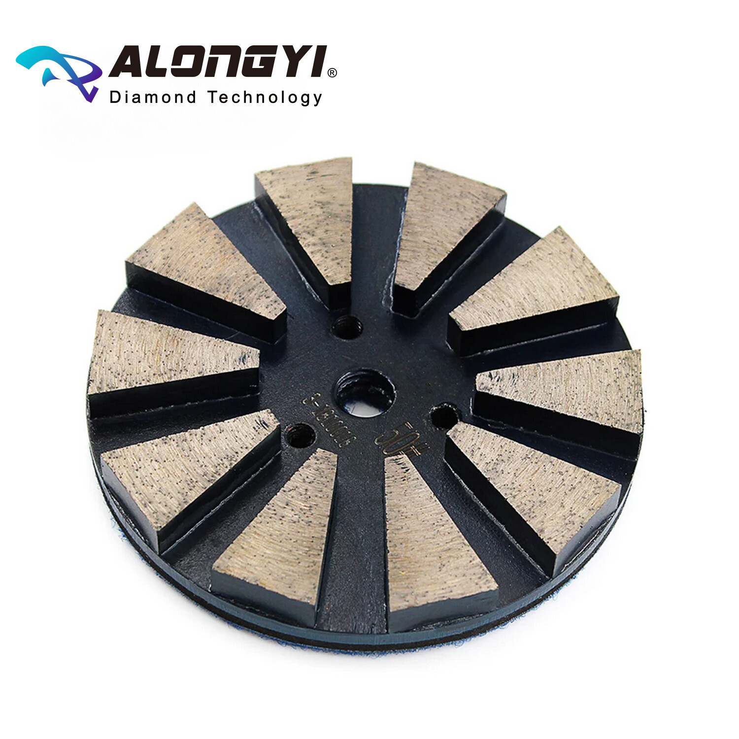 4″ Diamond Polishing Pad Metal Bond 105mmGrinding Disc 8mm Thick Dry Wet Use