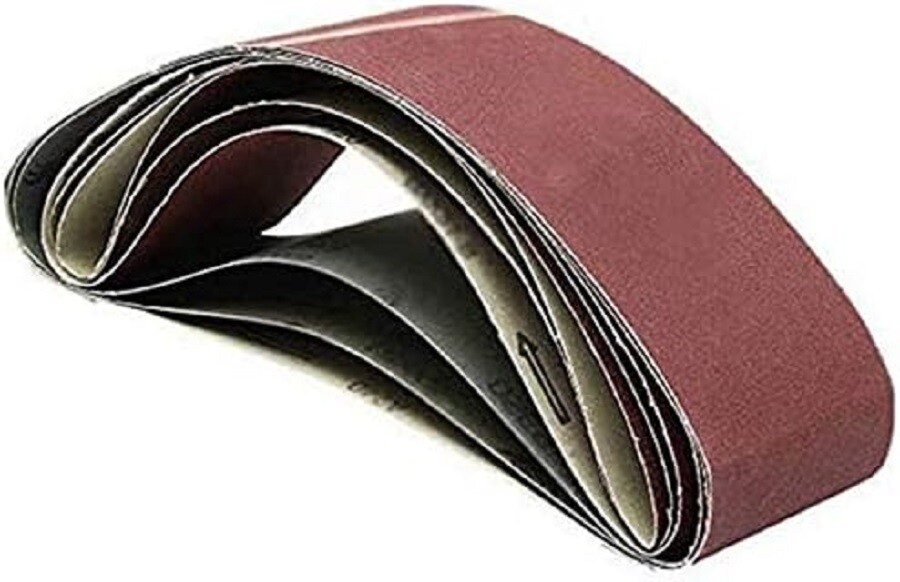 5PCS 4x36in Aluminum Oxide Sanding Belts Sander Sheet 100x915mm P80 for Metal